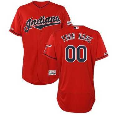 Cleveland Indians Red Customized 150th Patch Flexbase Jersey,We sell and wholesale Cleveland Indians Red Customized 150th Patch Flexbase Jersey on line form chian!